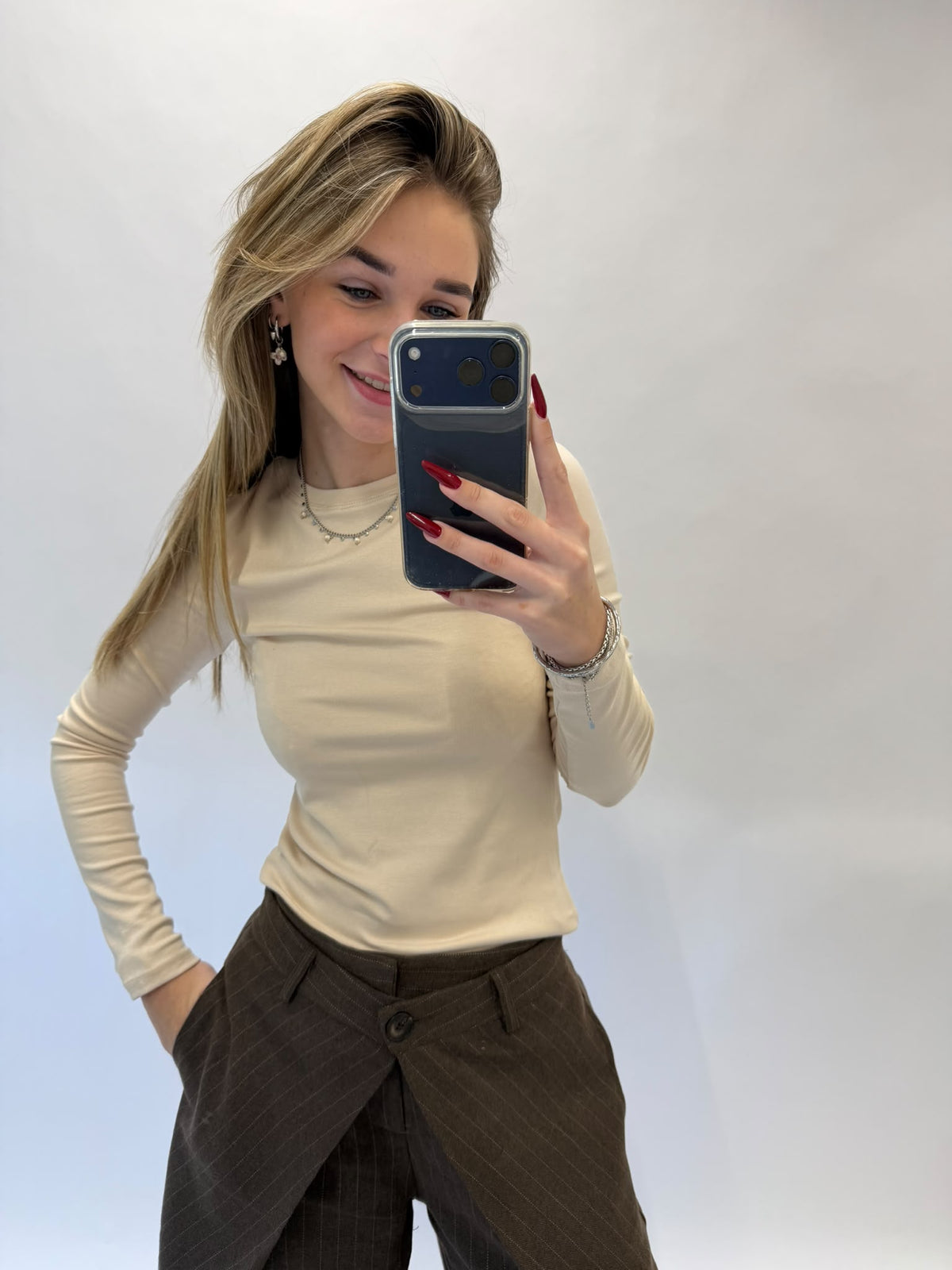Basic Top Beige
