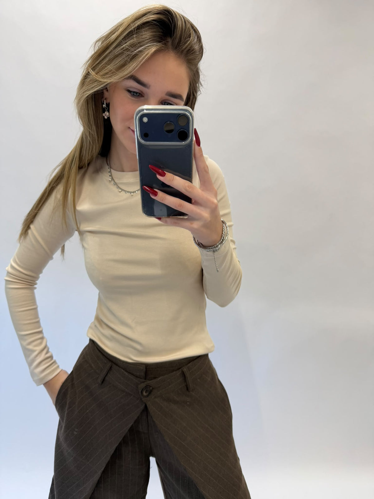 Basic Top Beige